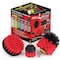 Drill Brush Power Scrubber By Useful Products 5 in W 5 in L Brush, Red Red-Orig-Red-2-4-Lim-Short - alternate 1